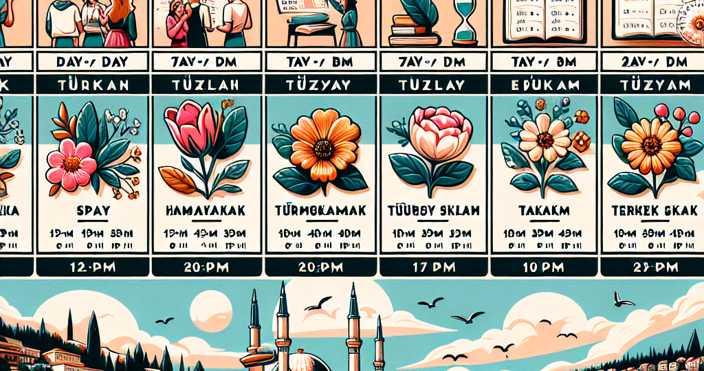 Tuzla Türkçe ders programları