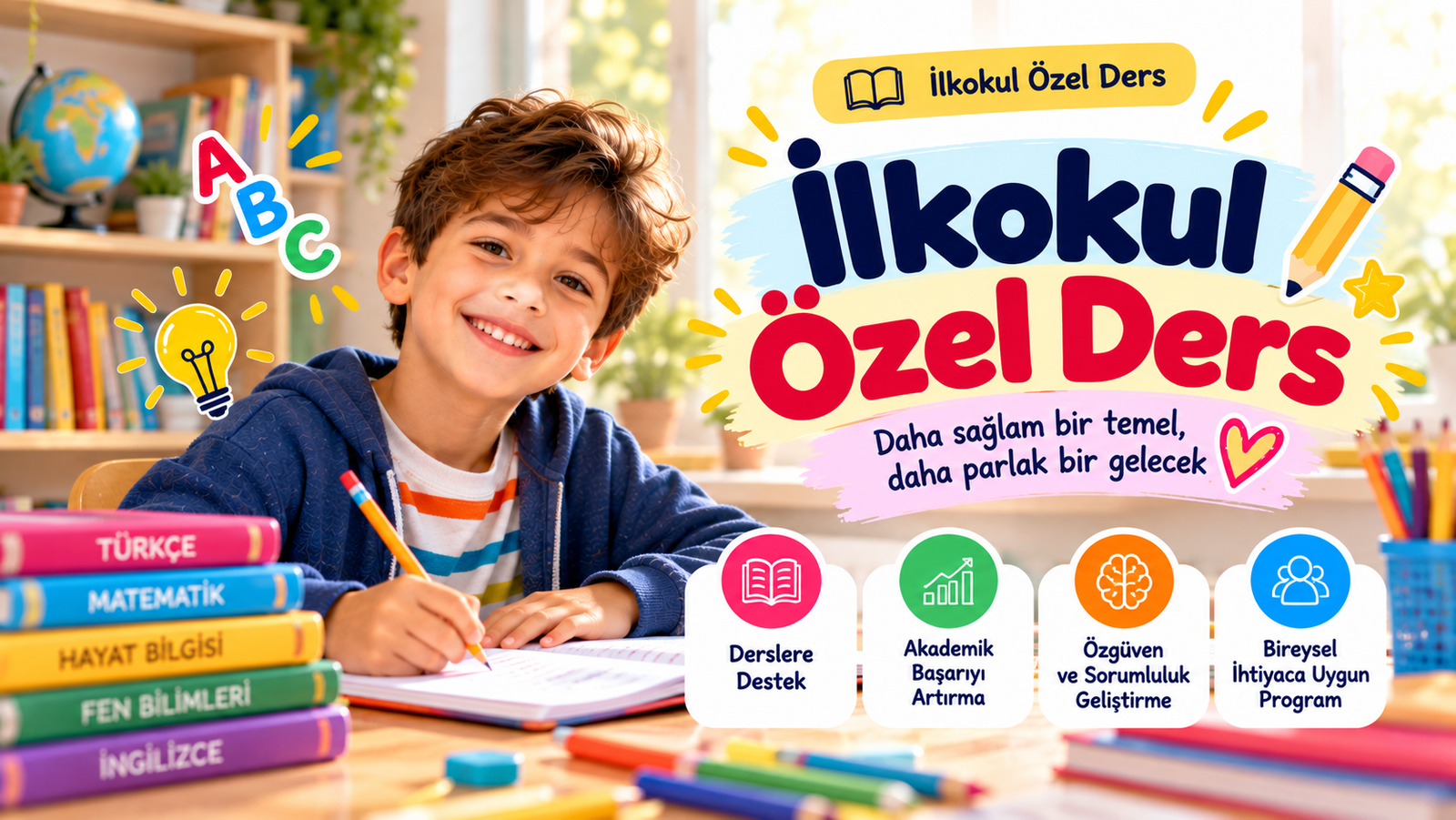 Tuzla İlkokul Özel Ders ve Öğrenme Desteği | 1–4. Sınıf