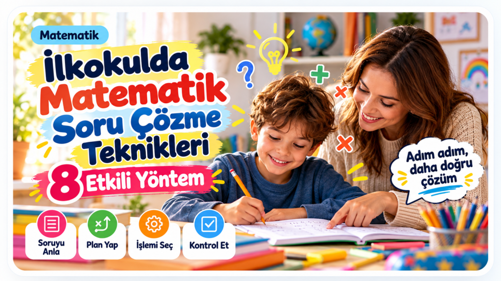 İlkokul Matematik Soru Çözme Teknikleri: 8 Etkili Yöntem