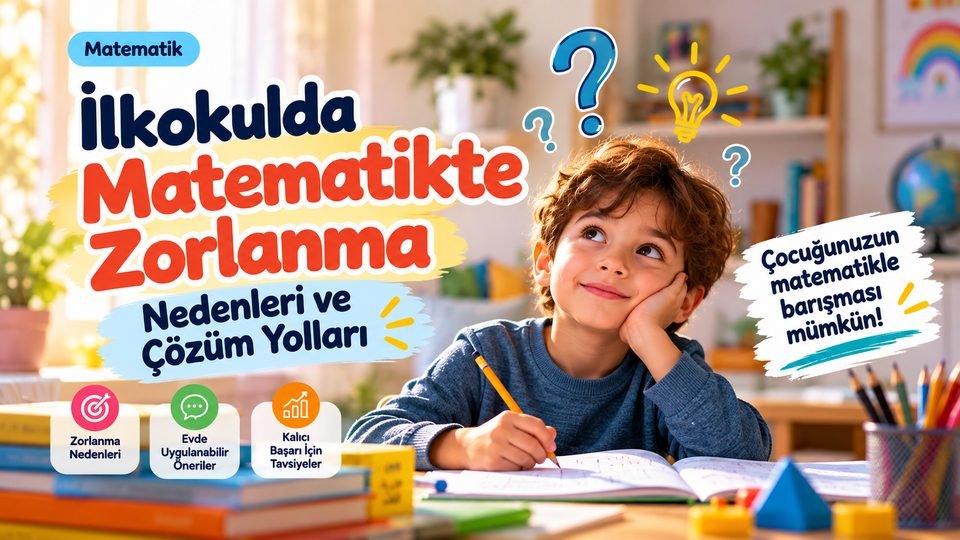 İlkokulda Matematikte Zorlanma: Nedenleri ve Çözüm Yolları