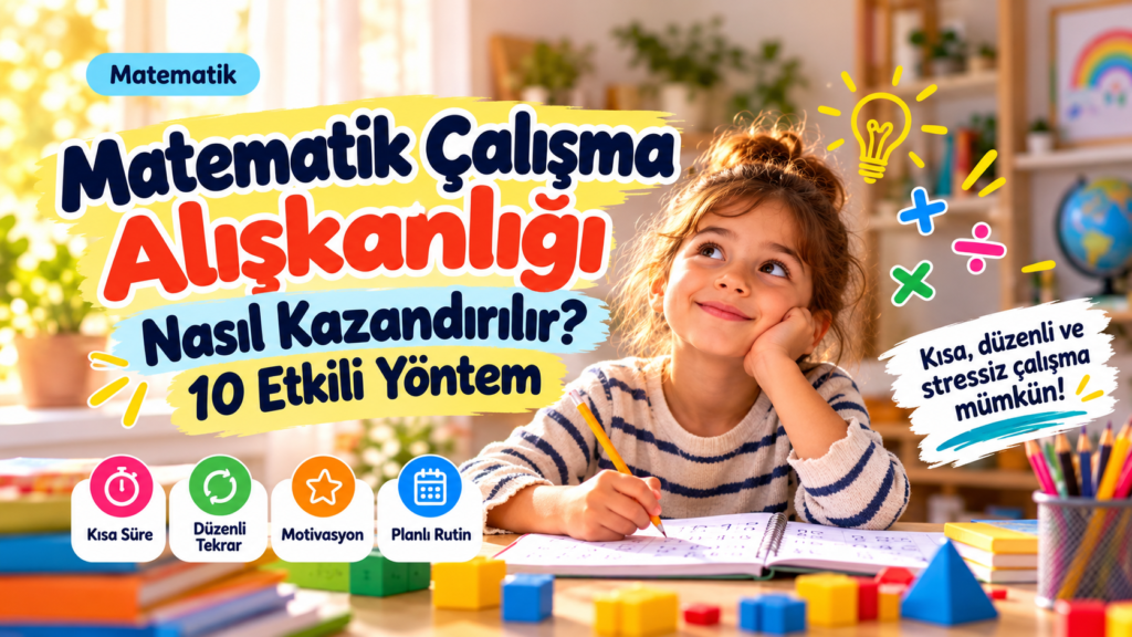 İlkokulda Matematik Çalışma Alışkanlığı: 10 Etkili Yöntem