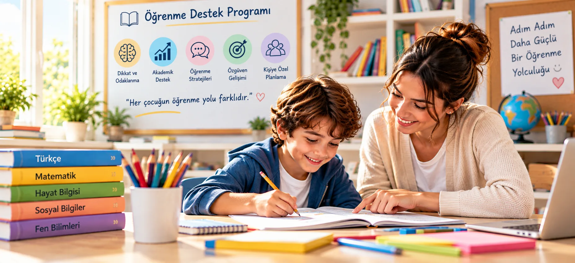 Öğrencinin ihtiyaçlarına göre planlanan öğrenme desteği
